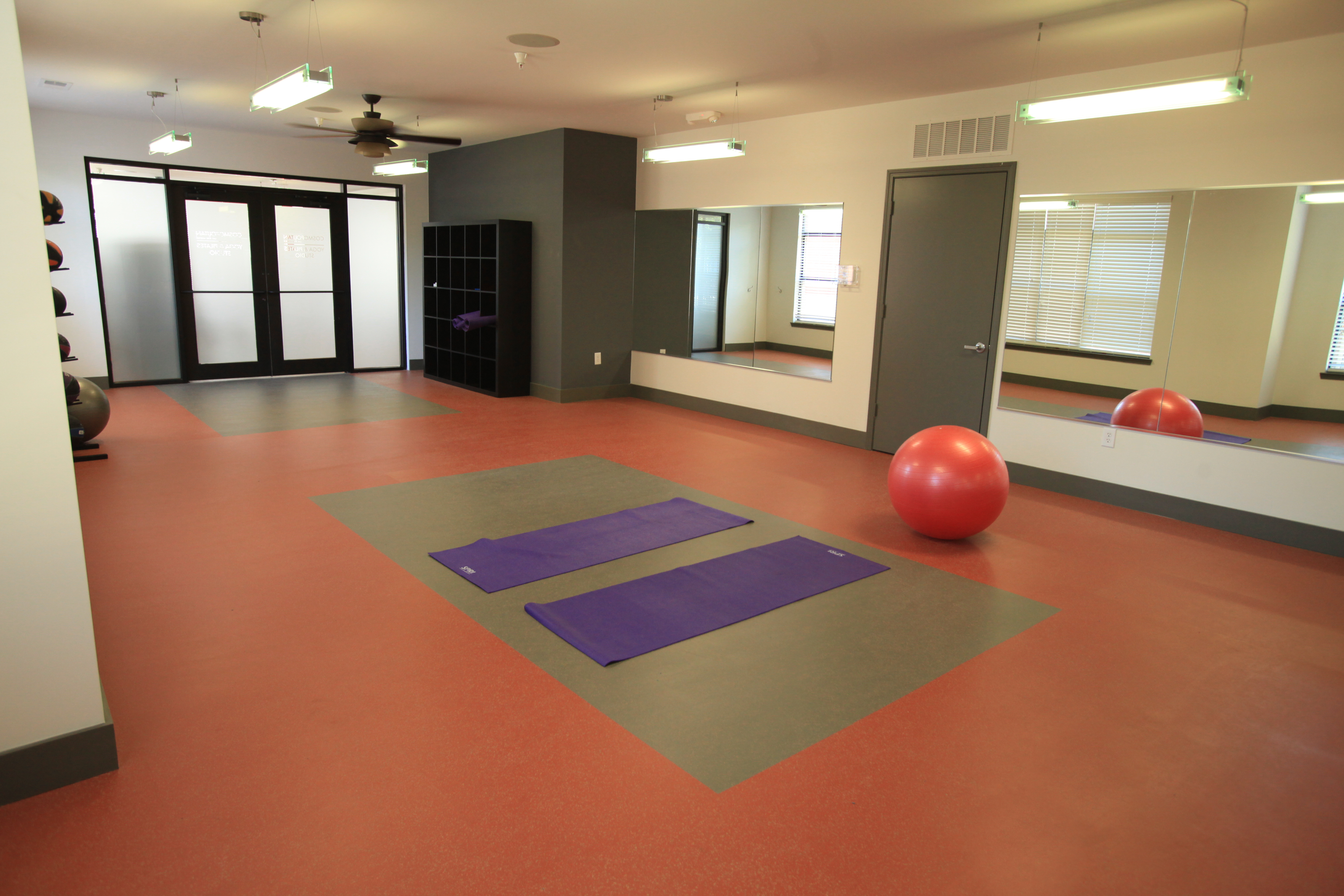 Practice yoga and pilates in our dedicated studio